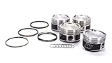 WISECO K546M755 Honda Dished Piston Set 75.50mm Bore -15.4cc