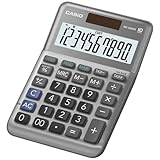 CASIO MS-100FM Desk Calculator 10-Digit, Metal Front, Tax, Cost/Sell/Margin