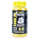 BULLDOG AIRSOFT Extreme Bulldog 6MM 0.12g Yellow 2000 Airsoft BB Pellets