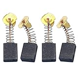 Yuiturt 4 Pack Carbon Brushes for Evolution Rage 3S & Fury 3-S 210mm Sliding Mitre Saw 030-0254, CA. Length 16mm x Width 10mm x Depth 6mm Carbon Brush Replacement for Power Tools