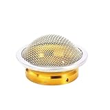 DGHBNP Motorbike Air Filters Fit For Dellorto PHBL PHBH Carb VM22, GY6, PZ22, PZ26 Carburetor Interface Air Filter Cup Horn Wind Cup(38mm gold)