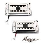 Alnicov 2PCS Guitar Sealed Humbucker Pickups Pick-ups Dual Coil for LP Electric Guitars with Mounting Screws