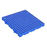 harayaa 30cm Plastic Pallet Waterproof Grid Easy to Stack,Heavy Duty & Durable Interlocking Ventilation Floor Pallet,for Basement Storage for Cargo Storage Supermarket