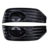 HouYeen Gloss Black Front Bumper Left and Right Fog Light Grille Cover for VW Transporter T5 T5.1 Sportline 2010-2015