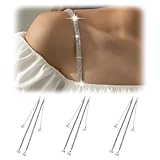 SAIIURV 6 Pieces Rhinestone Bra Straps, Adjustable Glitter Shoulder Straps, Non-Slip and Stylish, Ideal for Weddings and Events (6 pcs)