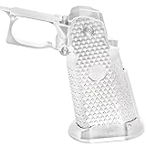 Airsoft KF CNC Aluminum Grip Set For ARMY R501 R601 R603 EMG AW WE Tokyo Marui Hi-Capa GBB Pistol Silver