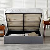Julian Bowen Merida 150cm Lift Up Storage Bed Grey