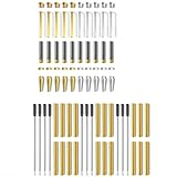 Fegtrtyoa Premium Twist Pen Kit 10 Pack Pen Kits for Woodturning Slimline Pen Turning Supplies for DIY Lathe Supplies