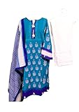 SUFIA FASHIONS Shalwar Kameez 3Pcs Salwar Kameez Kurti Suit Pakistani Kurta Dupatta Stitched SF116 (UK, Numeric, 22, Plus, Regular, Margenta)
