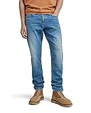 G-Star Men's 3301 Regular Tapered Jeans, Blue (worn in azure 51003-B631-A795), 36W / 32L