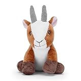 Zappi Co Goat Plush Toy (18cm) -100% Recycled Eco-Friendly Soft Cuddly Stuffed Animal for Newborn, Baby, Infant