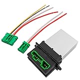 YAOPEI Heater Resistor with Wiring Plug for Nissan Note 207 406 607 1007 C5 C3 C2 Megane Modus Twingo Scenic 1 2 6441.L2 6441L2