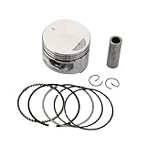 PEVAVFZMMY Motorcycle 57mm Piston Kit Fit For Piaggio Fly 125 Liberty Zip Typhoon 125cc 2V 4T Scooter Engine Parts Engine piston and piston ring kits