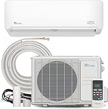 Senville LETO Series Wall Split Air Conditioner Heat Pump, Wall Mounted, 12000 BTU, 3.5 kW, Inverter, White