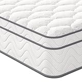 Vesgantti European Small Single Mattress 80x200cm - 10.3 Inch Hybrid Mattress with Breathable Foam and Individually Pocket Spring - Medium Firm, Classic Box Top Collection