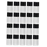 VILLFUL 50pcs Transparent Cosmetics Dispenser Bottles Travel Reusable Glass Sub Bottles for Lotion Sunscreen Shampoo Facial Cream Portable and Lightweight for Vacation and Outdoor Use