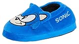Sonic The Hedgehog Slippers 12 UK Child Blue