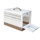 Baoblaze Portable Pigeon Cage Fodable Pigeon Nest Pet Bird Plastic Pairing Cage Box Pigeon Training Cage for Training Flying Transport Carrier