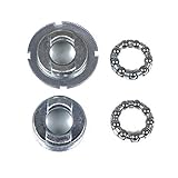Raleigh type bottom bracket cups and bearings diameter 34.8mm (1.37") 26 TPI for classic retro vintage bicycle