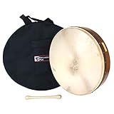 Percussion Plus PP1112 Waltons Plain Bodhran,18 inch, Beige