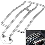 KATUR Motorcycle Luggage Rack Support Shelf Fits Rear Solo Seat 280mm (11") Silver Fits Harley XL Sportsters 883 XL1200 1985-2003