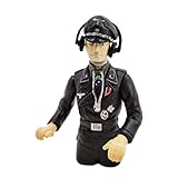 Palapozzy 1/16 Scale Remote Control Tank Vehicle, Hand Painted Soldier Doll, Soldier Military Model, OP Parts, Tank Upgrade Accessories with Large Brim