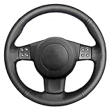 Car Steering Wheel Covers For Seat For Ibiza 6L For Leon MK2 For For Sport For Altea For Toledo 2005-2009 Black Leather Car Steering Wheel Cover