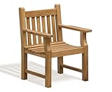 Jati Turners Teak Garden Chair - Grade-A Teak | Delivered Ready-Assembled