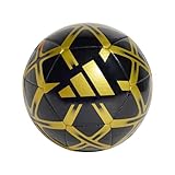 adidas Unisex STARLANCER CLUB BALL, Black/Gold Metallic, 5