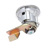 Fuel Tank Door Lock Replacement for Hilux Pickup MK3 1989‑1997, Fuel Lid Door Gas Lock with 2 Keys, OEM Number 69058 35180, 69511 32010