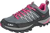 CMP Women's Rigel Low Wmn Trekking Shoe Wp Walking, Grey Fuxia Ice 103q, 3 UK