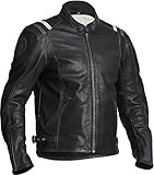 Halvarssons Skalltorp Motorcycle Leather Jacket (Black, 52)