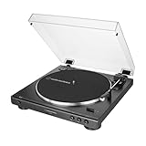 Audio Technica AT-LP60X-BK Fully Automatic Belt-Drive Turntable (Black)