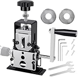 Copper Wire Stripper Machine with 2 Blades - Manual Electric Drill Operation, Cable Stripper Tool with Hand Crank for 1-25mm Cable, Wire Stripping Tool for Scrap Copper Recycling