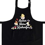 Wandkings Children's Apron Mamas Little Kitchen Fairies – Choose Colour Black