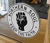 4 x Northern Soul Dance Music Fan Car/Van/Truck/Lorry Printed Stickers Decals 50mm