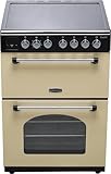 Rangemaster Classic 60 CLA60ECCR/C 60cm Electric Cooker with Ceramic Hob - Cream/Chrome - A/A Rated