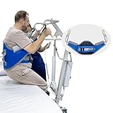 EZ Assistive Standing Hoist Sling, Sit to Stand Lift Sling with Back Support, Patient Transfer & Stand Aid Sling for Disabled Adults, Padded Lifting Sling, 500lbs Capacity (Medium)