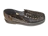 Sunsteps Barclay Men's Hand Woven Leather Huarache Sandal for All-Day Comfort, Black, 13