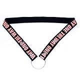 Men's Auxiliary Belt Chastity Lock Fixing Belt Elastic Elastic Gay Underwear Ring Chastity Belt Two Directions Pink Word