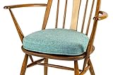 Inspirado Seat Pad for Ercol Windsor Dining Chair (Seat-width-451mm, 02-09 Bacardi-Sky Blue) - order several if a set is required