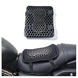 JIABAOCA Motorbike Gel Seat Cushion for Yamaha FZ1 2005-2012 2013 2014 2015 2016 2017, Breathable Honeycomb Design Cushion, Soft Sitter Cushion, Pillion Cushion, Motorbike Accessories