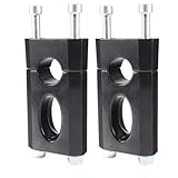 Universal Handlebar Adapter For 50-125CC Motocross Bikes Compatible With CRF50 XR50 And Apollo Models(Black)