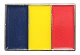 Mercmad Multicolour Romanian National Flag Romania Drapelul României Enamel Badge