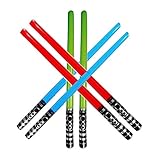 Inflatable Party Star War Jedi Knight Light Saber Safe Sword Stick Balloons For Halloween Costume Fancy Dress Party Favors Balloons Photo Booth Props (6 PCS)
