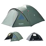 KingCamp Camping Tent for 4 Man, Ultralight Waterproof Dome Tent, Compact and Backpack-Friendly, Ideal Tent for Camping, Trekking and Outdoors