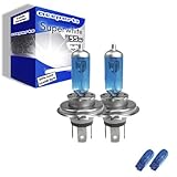 55w Super White Xenon High-Main-Full beam upgrade HeadLight Bulbs HONDA CIVIC 5 Aerodeck i D 04.98->02.01