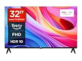 TCL 32SF540K 32-inch FHD Smart Television - HDR & HLG-Dolby Audio-DTS Virtual X/DTS-HD-Metal Bezel-less-Dual-band Wifi 5-with Fire OS 7 system