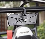 JALWM UTV Rearview Mirror for 1.5" to 2.0" Roll Cage, New RZR Mirrors with Adjustable large field of view, Compatible with Polaris RZR, Can Am Commanders, Honda Pioneer SXS, Kawasaki Mule, Yamaha YXZ