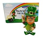 Westmon Works Leprechaun Ornament Gift Set Handpainted Figurine Pack Irish Legend Ireland Folklore Holiday Decoration Gift Boxed